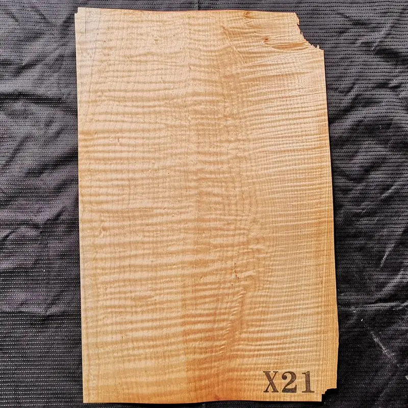 burlywoodFM350-X21 Burlywood Пламя клен гитара шпон оригинальная деревянная доска для макияжа материалы для изготовления гитарных аксессуаров 530*350*0,5 мм - Цвет: burlywoodFM350-X21