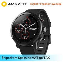 English/Russian/Spanish Xiaomi Huami Smart Watch Amazfit Stratos 2 Bluetooth GPS Heart Montior 11 Kinds Sport Mode Waterproof