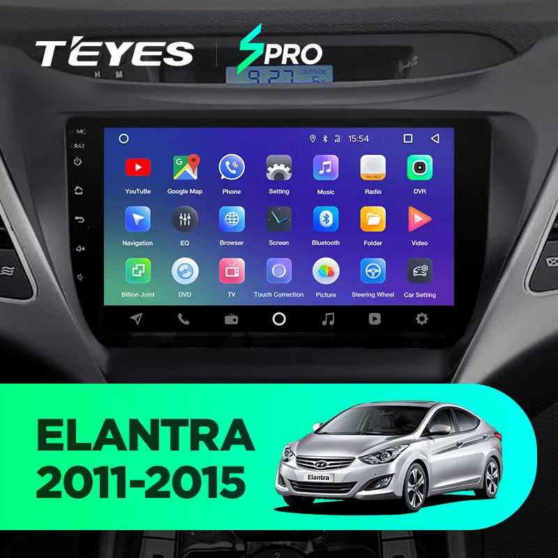 Excellent TEYES SPRO Car Radio Multimedia no 2 din android Video Player Navigation GPS For Hyundai Elantra MD 2011-2015 1