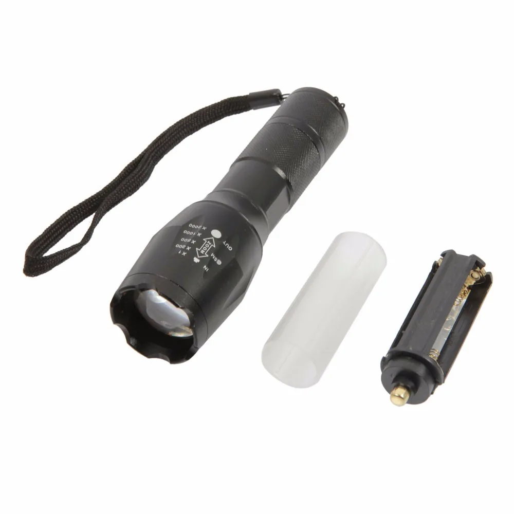 G700 X800 5000Lumen Zoomable XML T6 LED 18650 Flashlight Focus Torch Lamp Light (3)
