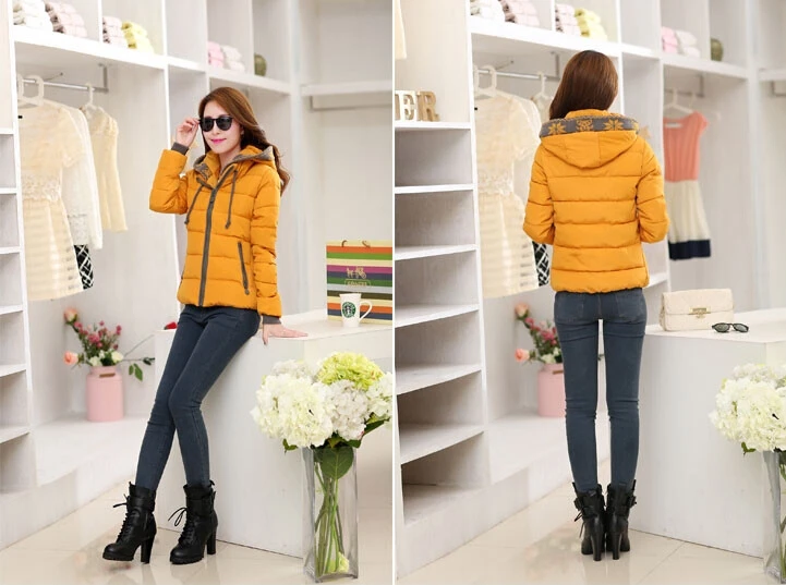 Женский пуховик G1558 зимний теплый с капюшоном|super warm coats|warm coatfashion women coat |