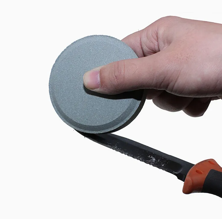 

Double-sided Knife Sharpener Whetstone Household Portable Small Sharpening Disc Fast Sharpening Tool Kitchen Accessories