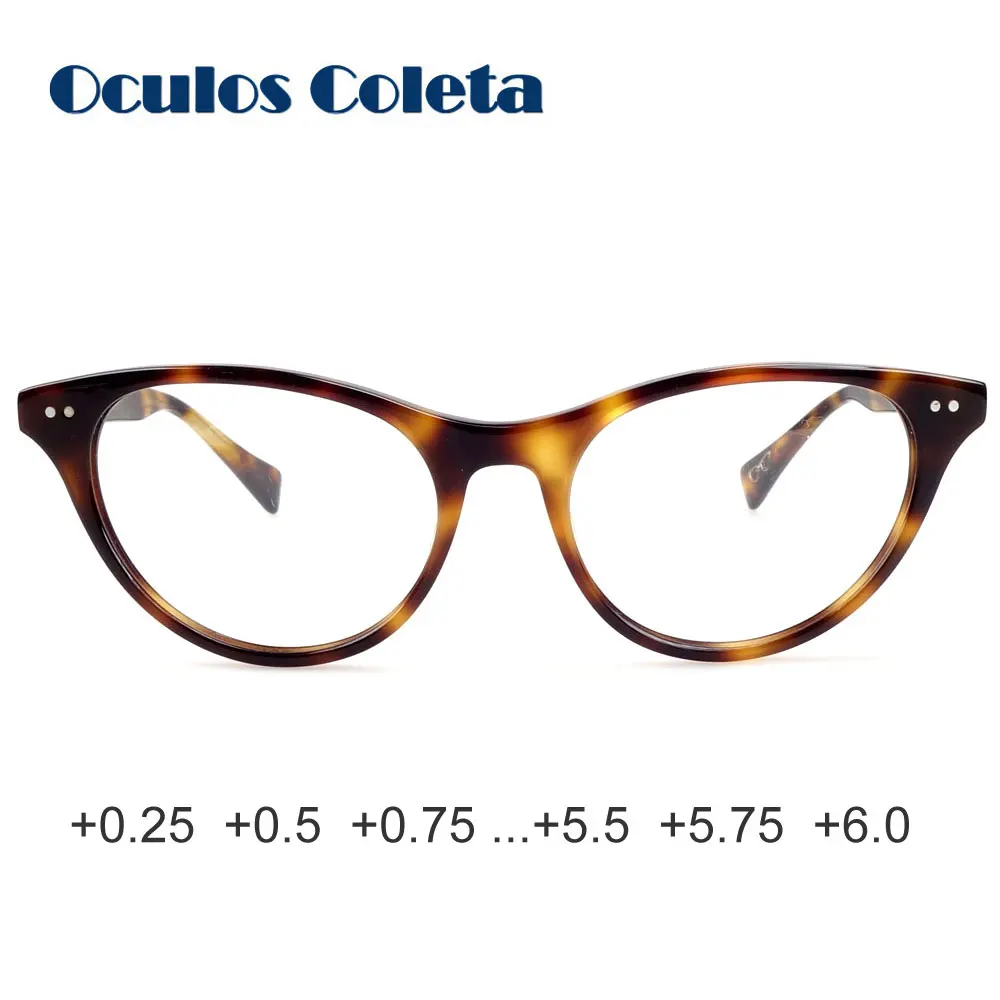 women reading glasses cat eye