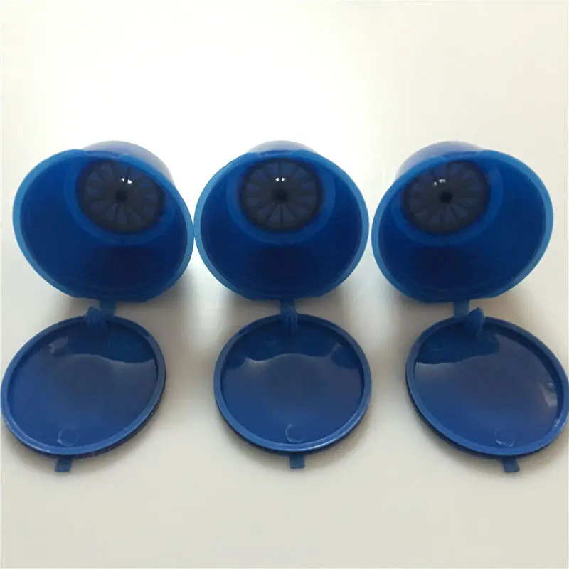 

3pcs/pack Blue Dolce Gusto Refillable coffee Capsule filter reuse cofee tool reusable cafeteras kapseln compatible box