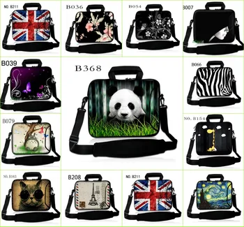 

10 12 13 inch 13.3 12.5 15 15.4 15.6 17 17.3inch Laptop Shoulder Bag Handbag w.Pocket For Apple HP Dell Lenovo Asus Laptop