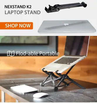 

Yiwa Folding Portable Adjustable Laptop Stand Notebook Holder Bracket Laptop Holder