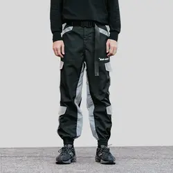 Мужские брюки-карго мульти-Спортивные Брюки с карманами 2019 лето мода уличная Harajuku Хип-хоп брюки NV12