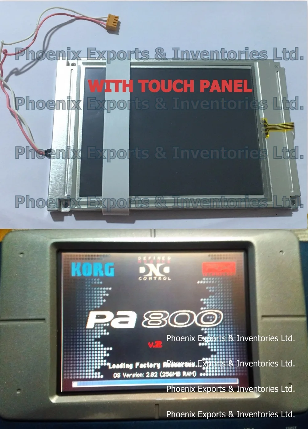 

Brand New Korg Display with Touch Screen Digitizer for Korg PA800 LCD Screen Display Panel WITH TOUCH SCREEN PAD