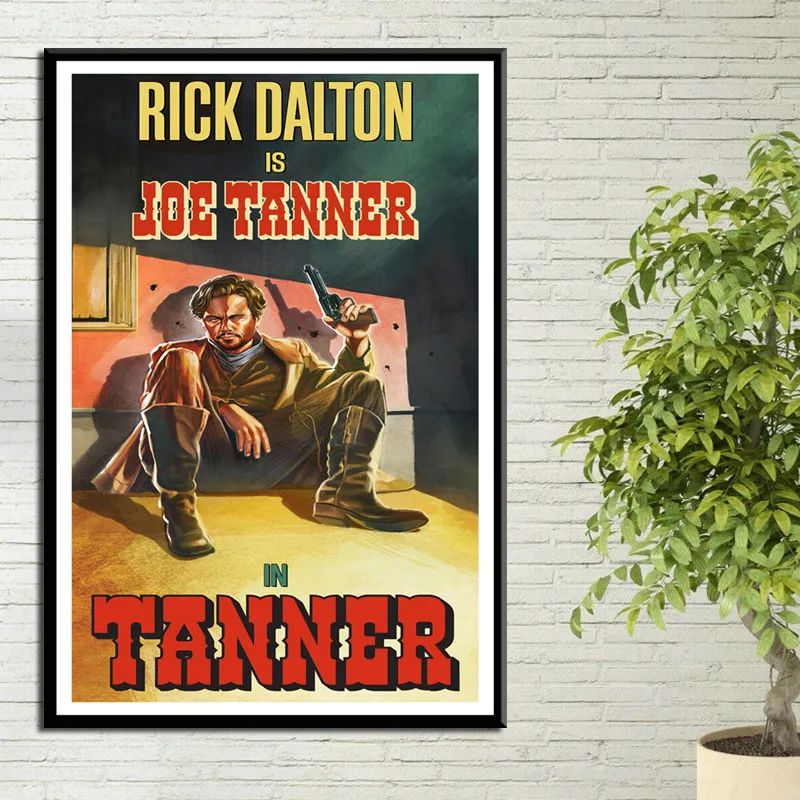 P794 Once Upon a Time in Hollywood Quentin Tarantino новый кино художественная картина Шелковый Холст