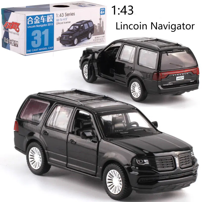 Caipo 1:46 Выдвижной Автомобильный навигатор Lincoln литой металл модель автомобиля для