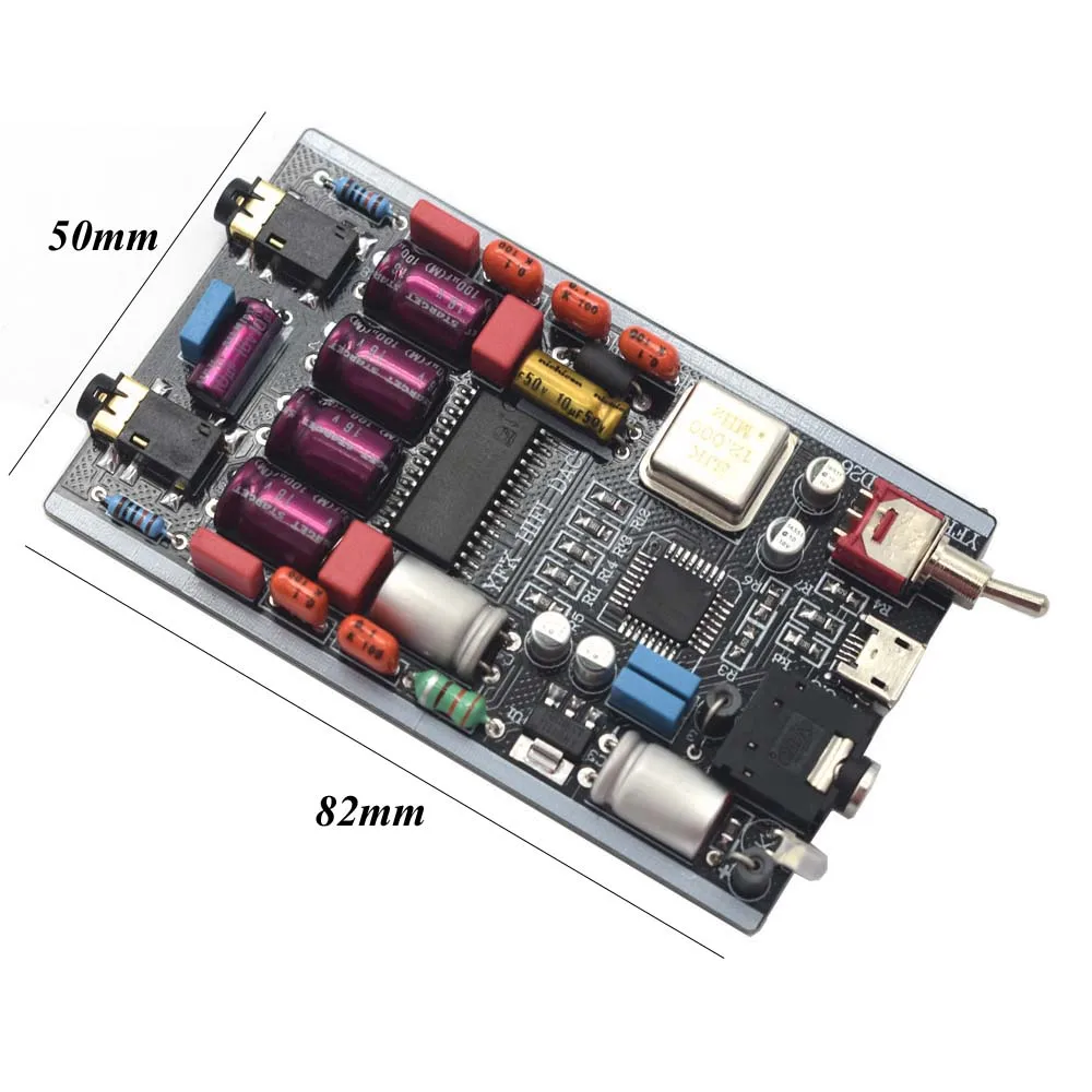 PCM2706+ TDA1305 DAC декодер amp ies до 3,5 мм выход USB Amp Мини DAC декодер с Чехол G2-011