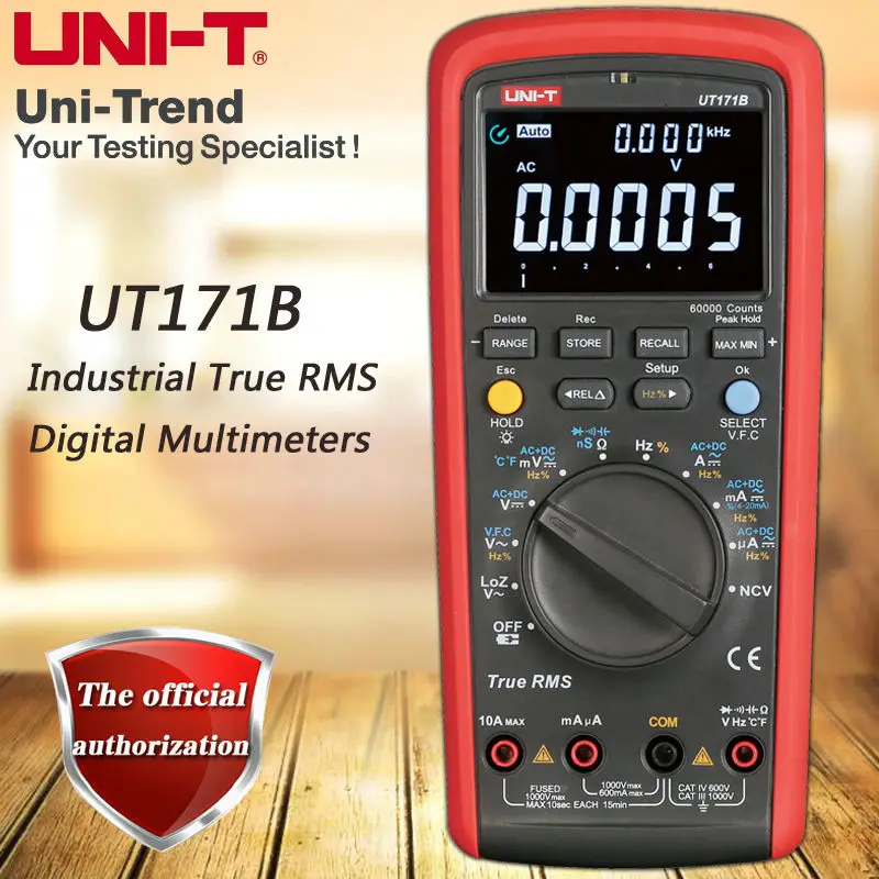 UNITUT171BIndustrialRMSdigitalmultimeterVFCNCVfunctionUSB