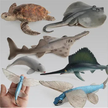 

Action Figure Ocean Sea Animals Toy Shark Octopus Turtle Kids Learning Educational Simulation Model For Kids