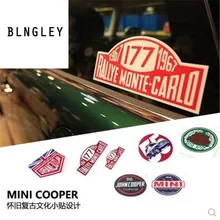 20 шт./лот Ретро стиль 55th Юбилей автомобильные наклейки для BMW mini cooper clubman countryman F54 F55 F56 F60 R60car аксессуары