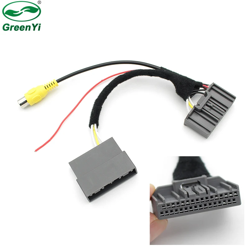

GreenYi Car Rear View Camera RCA Plug to Original Reverse Convert Video Adapter For Honda XRV X-RV HRV H-RV Accord Stereo
