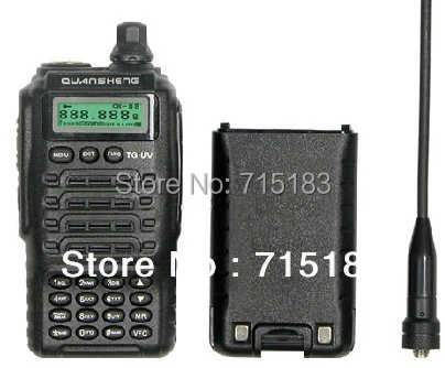 

QuanSheng TG-UV2 Military Level Dual Band Dual Standby Dual Display TGUV2 Portable Two Way Radio for security,hotel,ham
