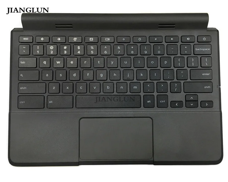 JIANGLUN Used For Dell Chromebook 11 3120 (P22T) Palmrest with US Keyboard Touchpad Black JIANGLUN Used For Dell Chromebook 11 3120 (P22T) Palmrest with US Keyboard Touchpad Black