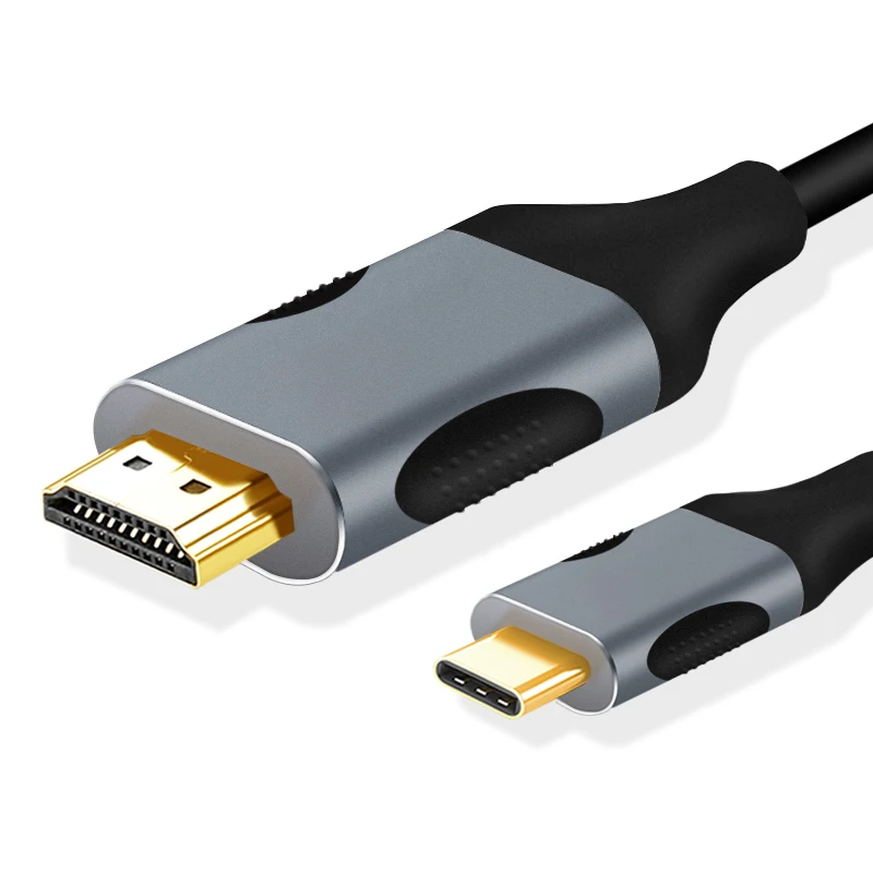 USB C к HDMI 4K кабель type C к HDMI USB-C Thunderbolt 3 для MacBook, ChromeBook, samsung S10/S9/S8+ huawei Mate20/10 Pro P20