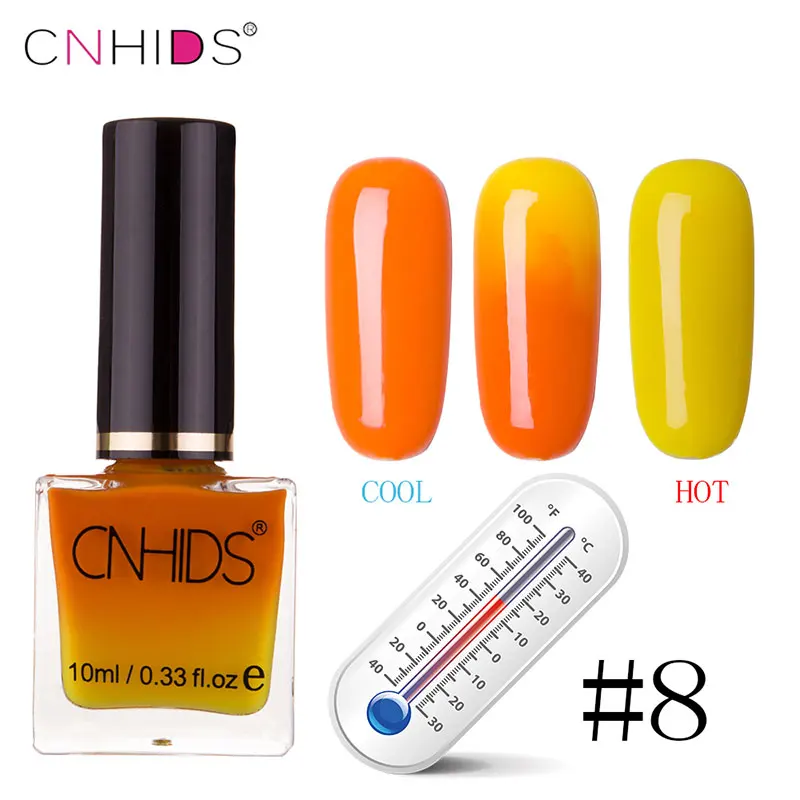CNHIDS 10 мл температура 22 цвета меняющийся лак термальный лак для ногтей маникюрный лак для ногтей