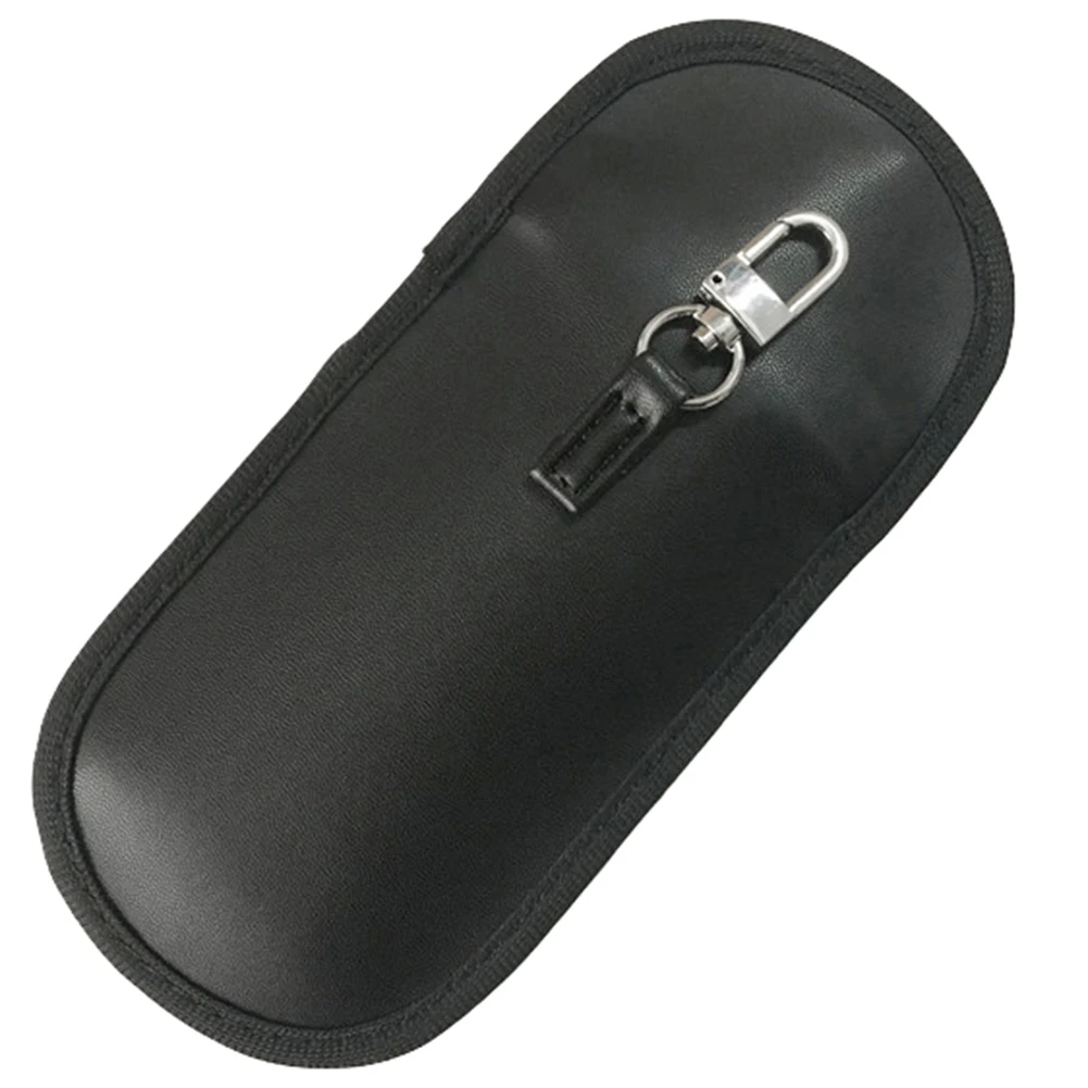Двойной слой RFID защитный ключ для телефона кожаный чехол для автомобильных ключей кошелек мужской женский ключ органайзер ключница Брелок чехол Новинка