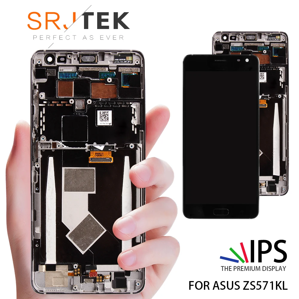 

Original 5.7'' 1440x2560 For ASUS ZS571KL Display For Zenfone AR Screen LCD Display Assembly with Frame Replacement parts