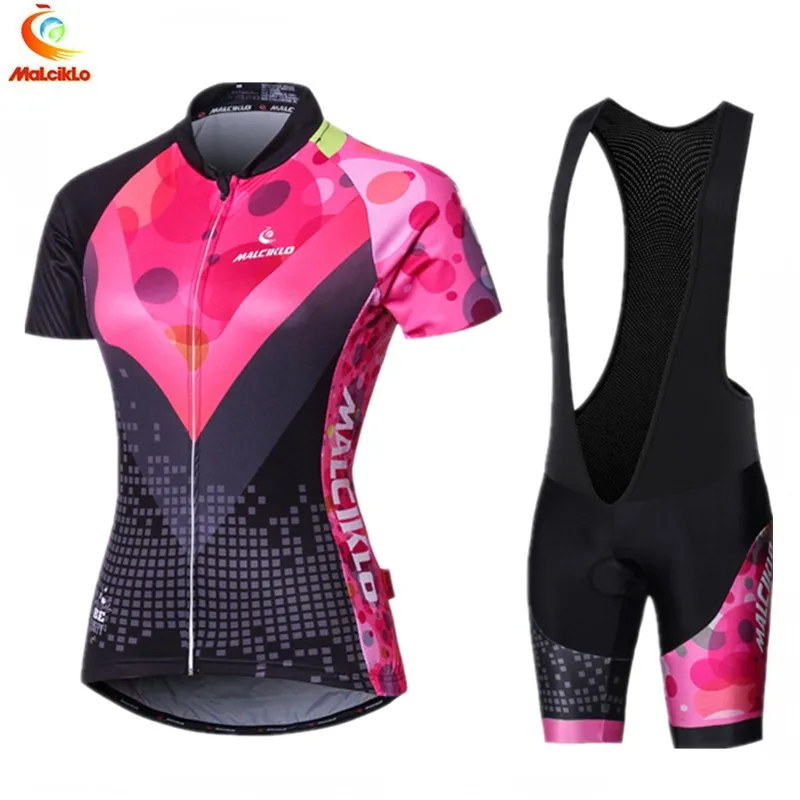 

Malciklo Cycling Jersey Women 2019 Pro Team Cycling Clothing Breathable Outdoor Sport Suits Bike Wear Maillot Ciclismo Mujer