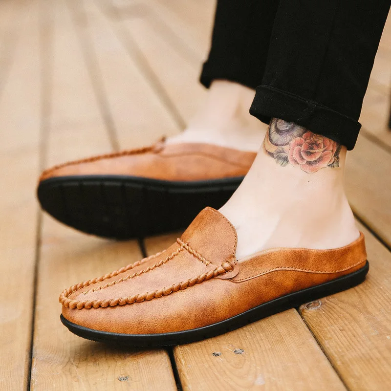 

2019 Comfortable Casual Shoes Loafers Fashion Sneakers Soft Leather Shoes Men Flats Hot Sale Moccasins Shoes Chaussure Homme