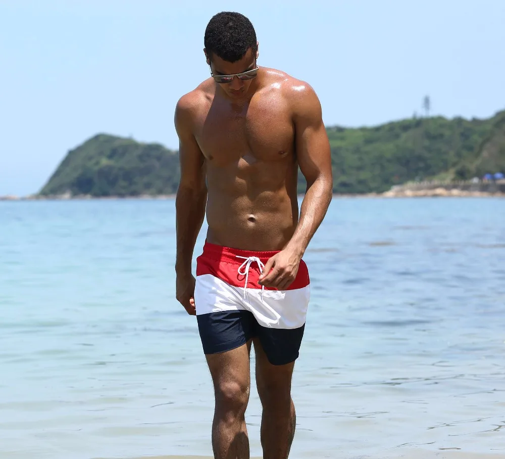 Escatch новые быстросохнущие летние мужские пляжные шорты s Siwmwear Шорты для плавания пляжная одежда трусы для мужчин плавки XXL