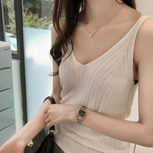 Женский однотонный вязаный жилет с v-образным вырезом большого размера, тонкий пуловер casaco Feminino XL-4XL