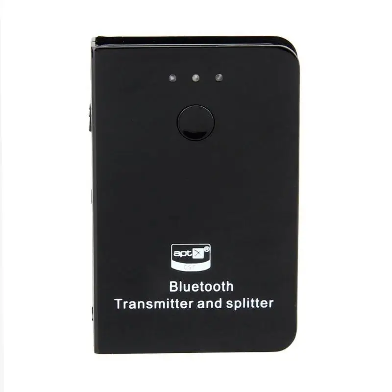 

Portable Multi-connection Bluetooth Transmitter A2DP SBC APTX Bluetooth 1 to 2 Audio Transmitter Splitter+3.5mm Audio Cable