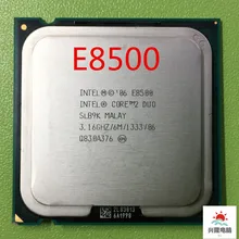 Процессор Intel Core 2 Duo E8500 e8500 cpu 3,16 Ghz/6 M/1333 GHz Socket 775