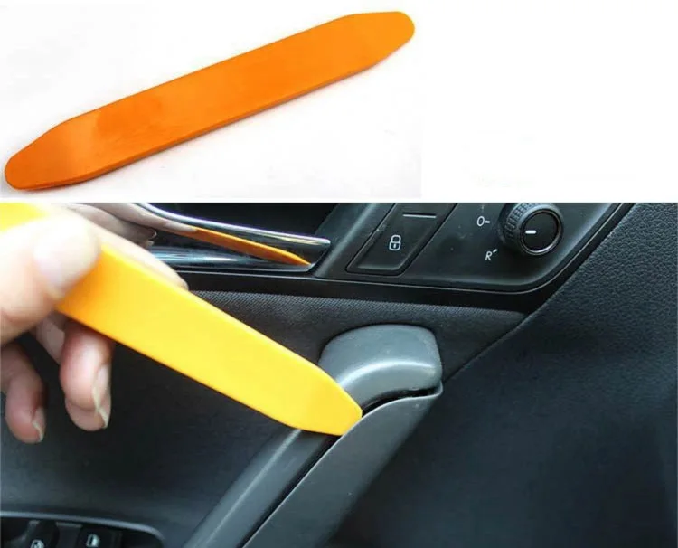 4 pcs Car Radio Stereo Door Clip Trim Dash Panel Install Removal Pry Tool Plastic Kit Automotive Repair Tools Accessories