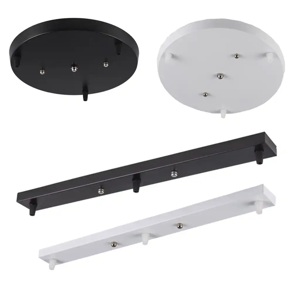 Pendant Light Mounting Accessory 3 Lamps Bar Round Ceiling