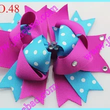 30 шт 4," Алмазные бутиковые банты для волос Пасхальные заколки для волос перьевые банты для волос