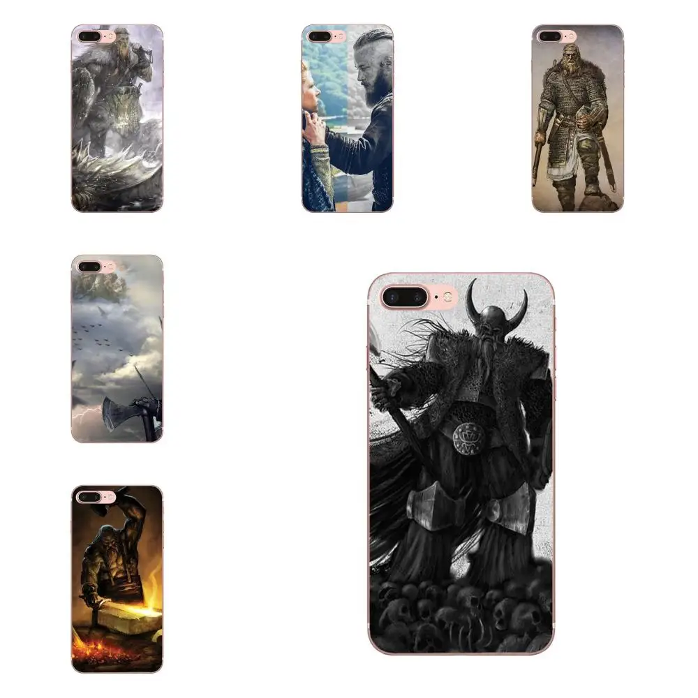 Силиконовый чехол Vikings Serie 4 для Samsung Galaxy Note 5 8 9 S3 S4 S5 S6 S7 S8 S9 S10 mini Edge Plus Lite Diy рисунок