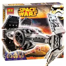 354pcs 2016 new Bela 10373 Star Wars The Force Awakens TIE Advanced Prototype Building Action Figure Compatible With Lego