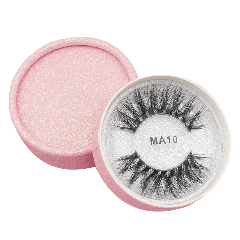 1 Pair Crisscross Silk Thin Eyelashes 100% Handmade 3D Strip Black Long Faux Mink Lash Tool For Extension MA10 | Красота и здоровье