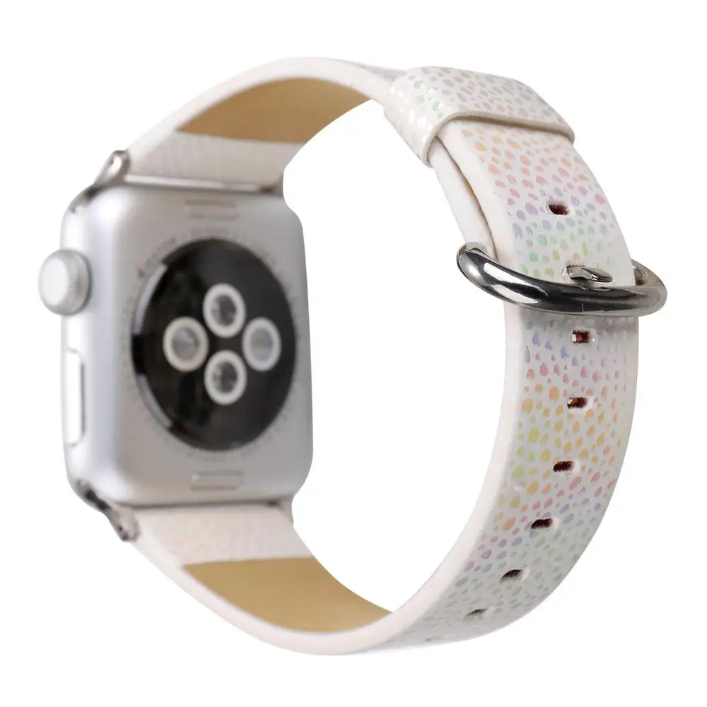 

Straps for Apple Watch 4 Band 44mm Bracelet for Apple Watch Band Leather 44mm 38mm 42mm Bands for iWatch Series 4 3 2 1 Strap