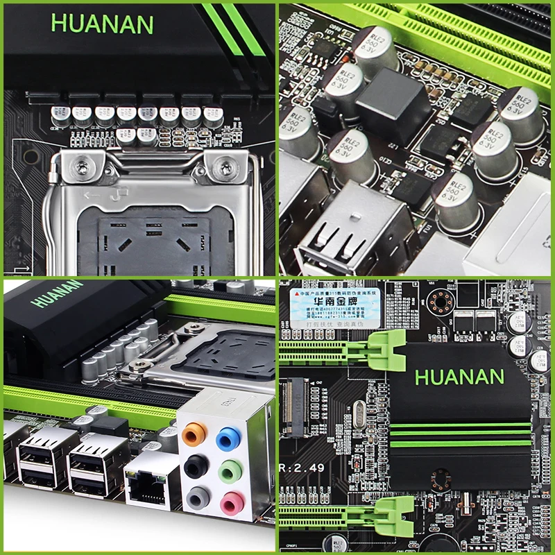 HUANAN ZHI X79 motherboard with M.2 slot discount motherboard CPU RAM combos Intel Xeon E5 1650 3.2GHz RAM 16G(4*4G) DDR3 RECC