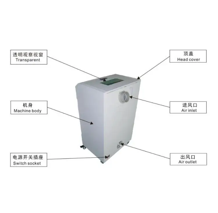 Очиститель дыма DX3000III зеркальный принтер для лазерной маркировки очистка