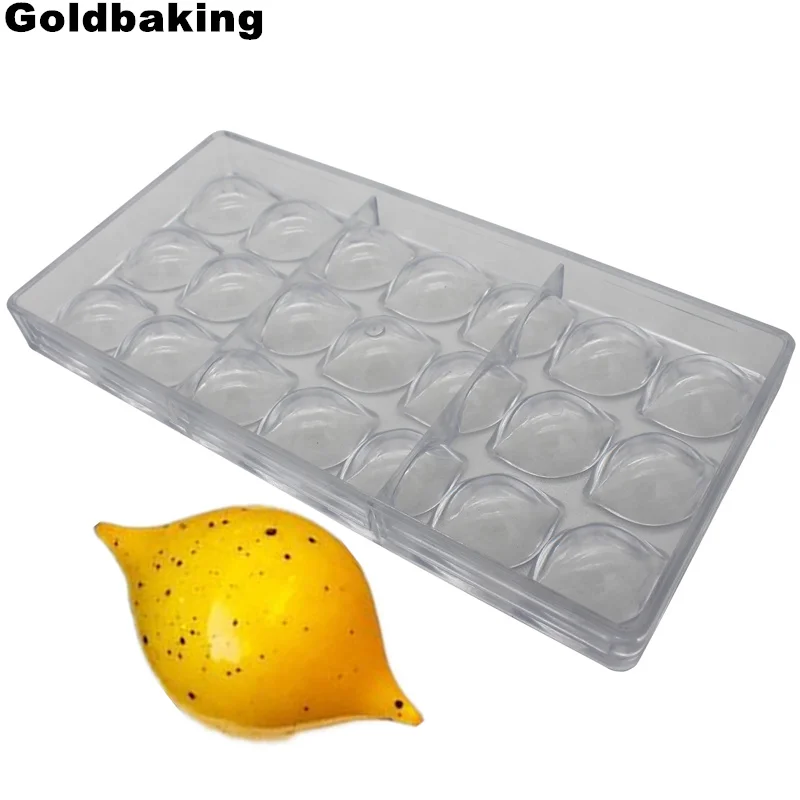 

Goldbaking Lemon Chocolate Mold Polycarbonate Chocolate Mould New Design Chocolate DIY Mold