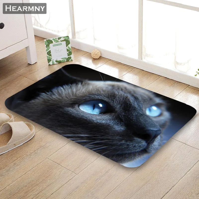 

Nice Lovely Cat Doormat Outdoor Floor Mat Home Creative Mat Super Soft Absorbent Bathroom Door Entrance Mat 40X60cm,50x80cm