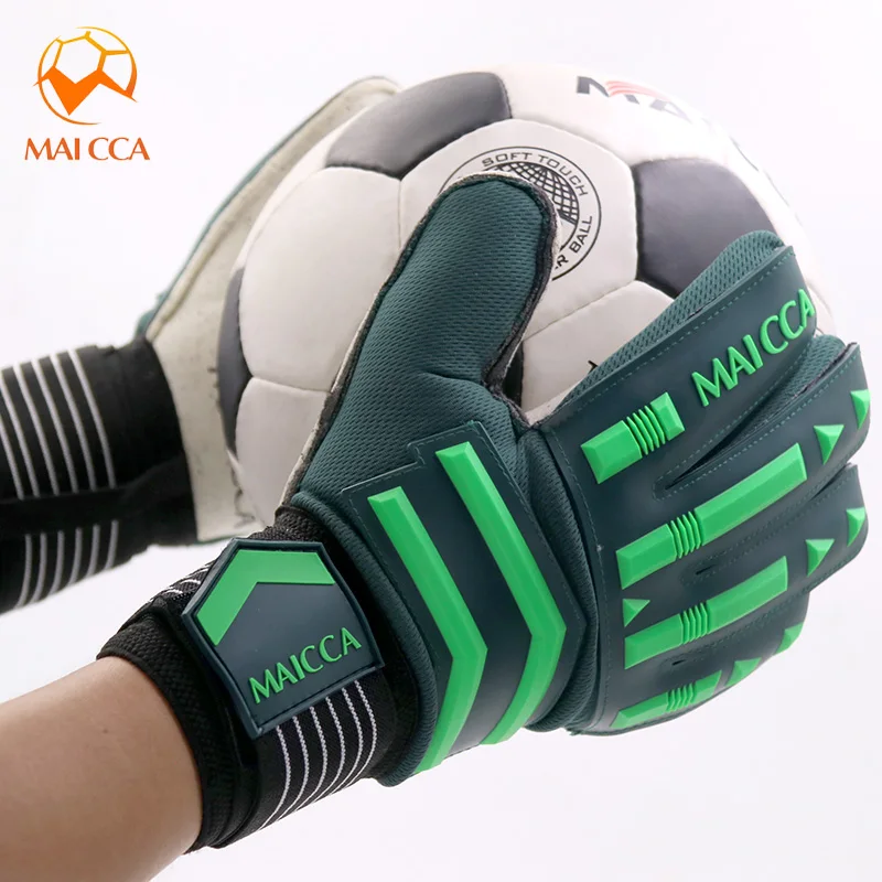 

MAICCA Goalkeeper Gloves Soccer Professional Football Finger Protection Soccer Gloves Training Gloves Soft Thicken Latex