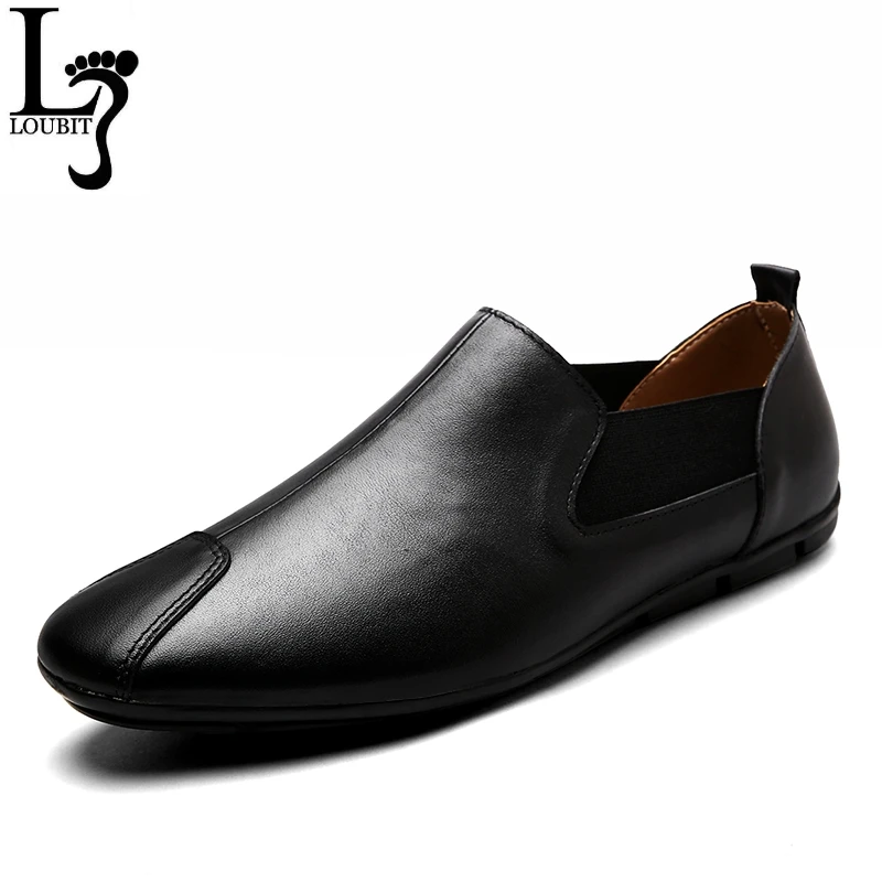 

Full Grain Leather Men Loafer Shoes 2017 Newest Men's Casual Leather Loafers Men Driving Moccasins Slip On Flat Shoes