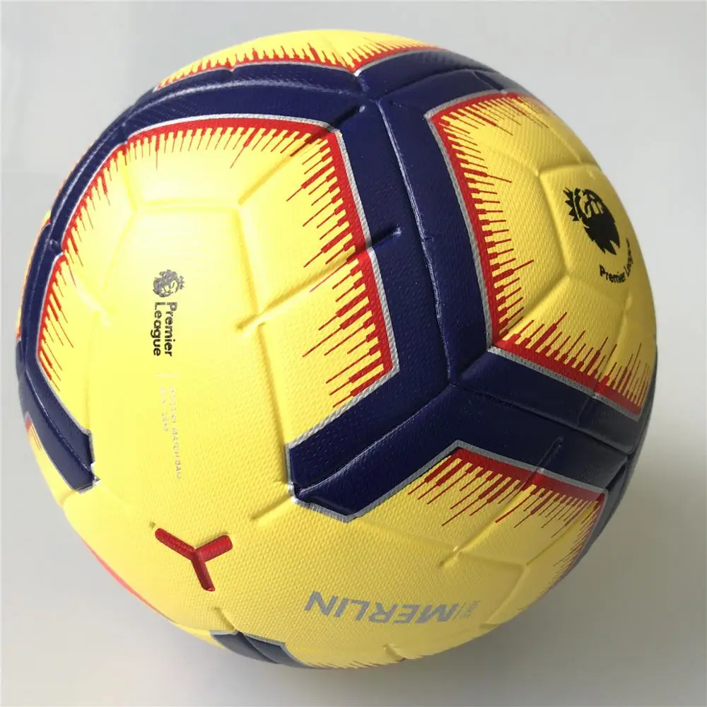 

2019 the lastest Russia Size 5 футбол Football ball The Premier League Soccer Ball Pump Gift futebol voetbal bola de futebol