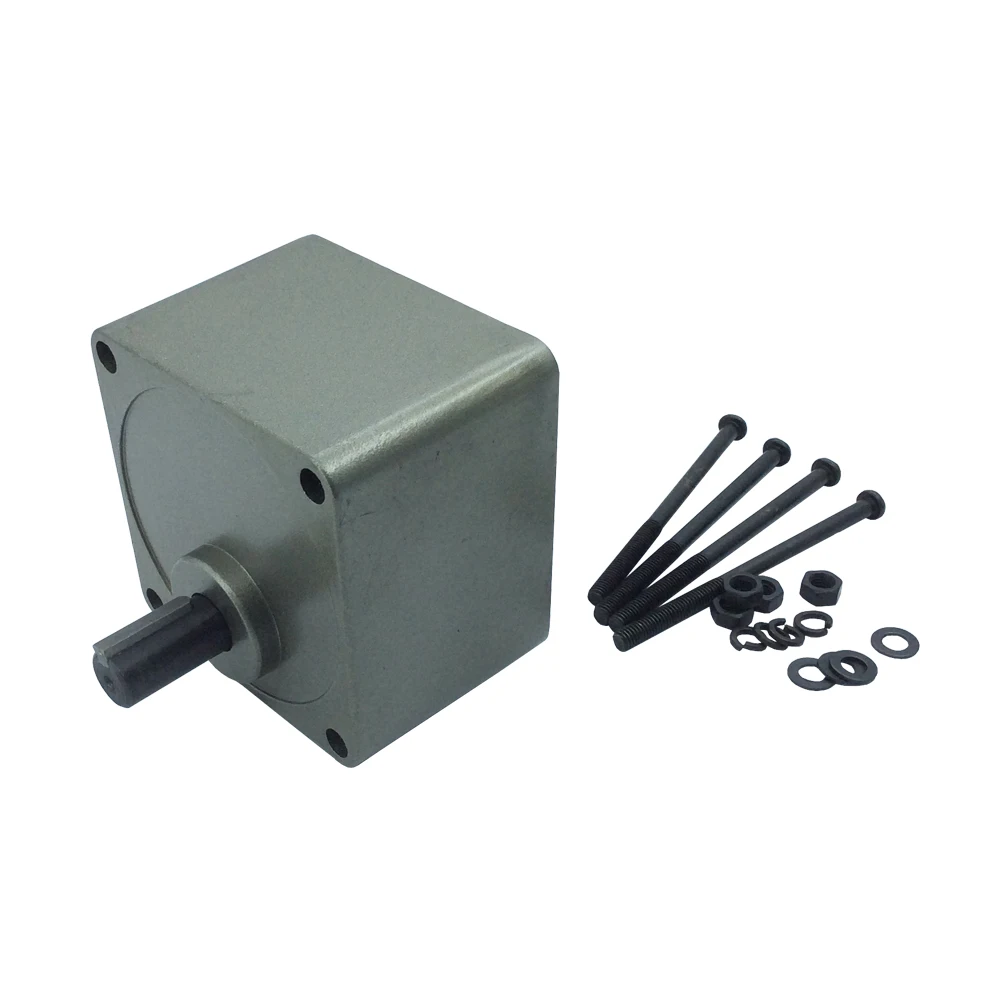 

Right Angle Gearbox Geared Speed Reducer 5GU Ratio 1:180/150/120/100/90/75/60/50/40/36/30/25/20/18/15/12.5/10/7.5/6/5/3.6/3