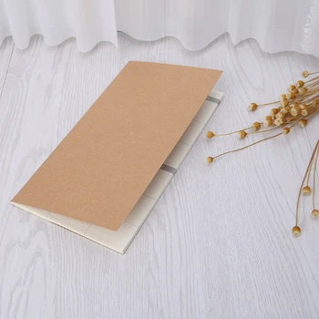 

New Kraft Cover Weekly Planner Diary Journal Memo Notebook Note Pad School Office