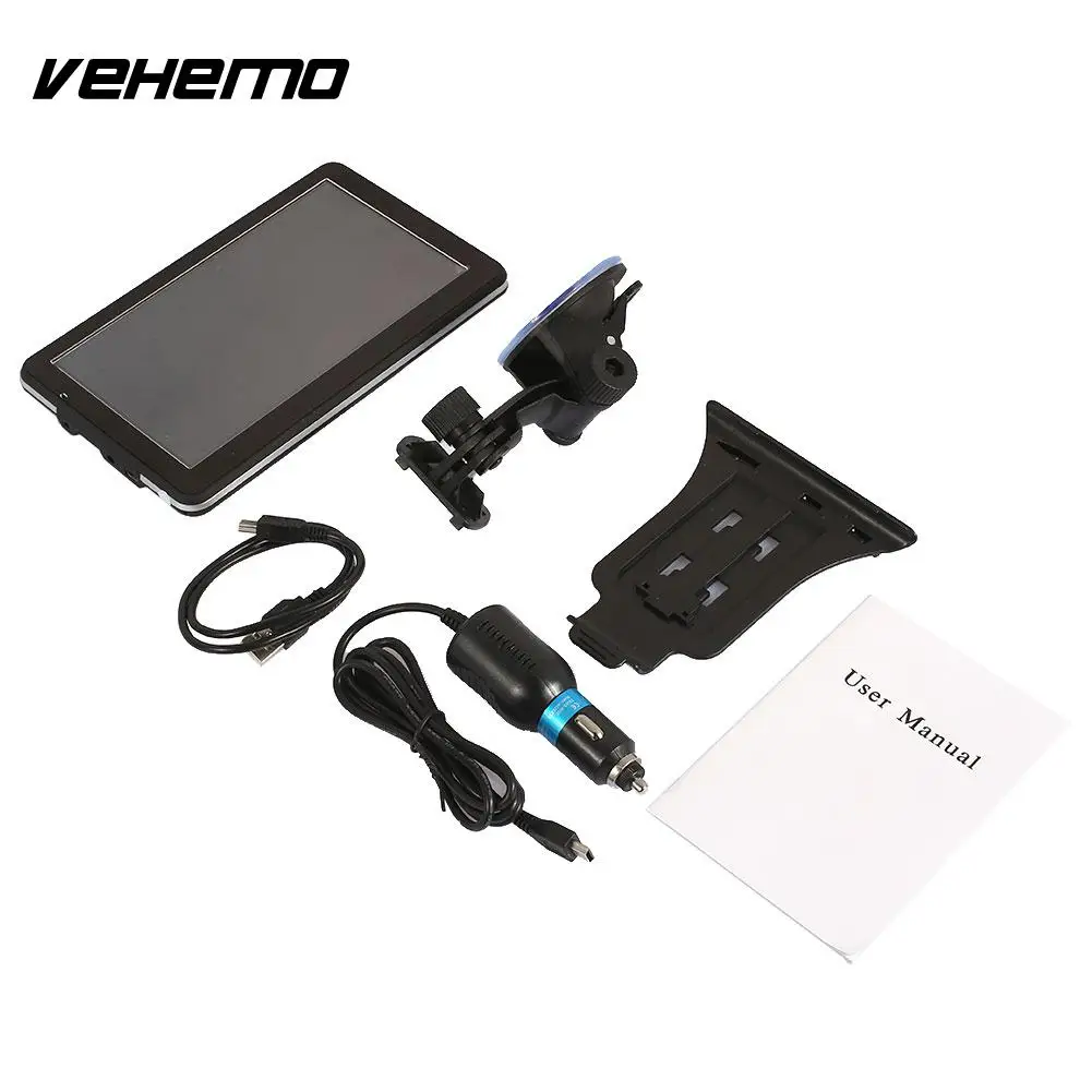  VEHEMO Auto GPS Navigation Smart 7 Zoll Kapazitiven Touch 800 MHZ TFT LCD Eingebautem Europäischen 