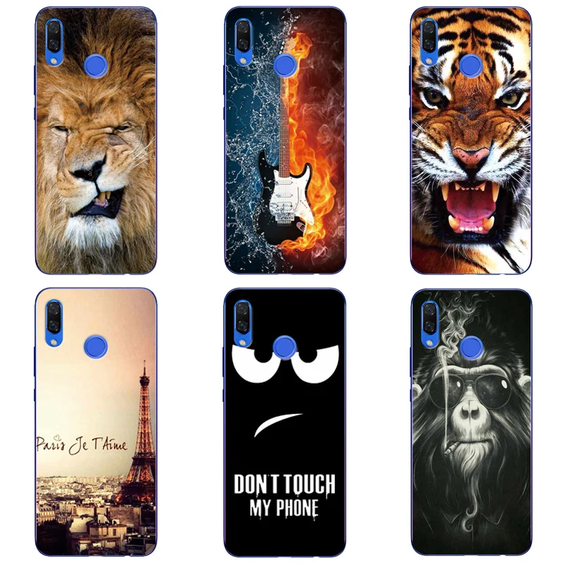 

Printing Patterned Painted Case For Huawei Honor Play Silicone Soft Shell For Huawei Honor Play Case 6.3" Phone Back Cover Case