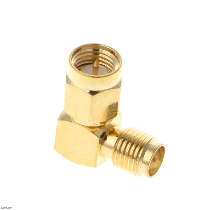 

SMA Male To SMA Female Right Angle 90 Degrees RF Coaxial Connector Adapter Damom